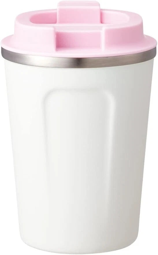 Skater Thermal Insulated Stainless Steel Tumbler 350ml - Sakura White