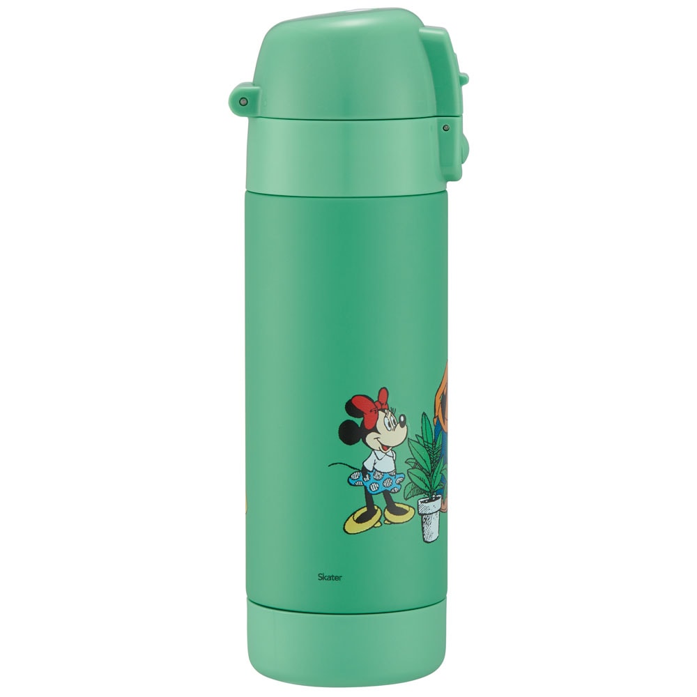 Skater Stainless Steel Mug Bottle, Single Layer, 500ml, Mickey Mouse