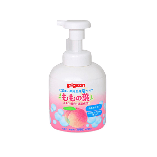 Pigeon Baby Shampoo & Body Wash with Peach Leaf Essence - Gentle Care for Newborns