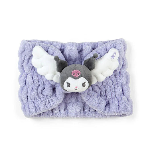 Sanio Kuromi Wings Plush Headband Spa Headband