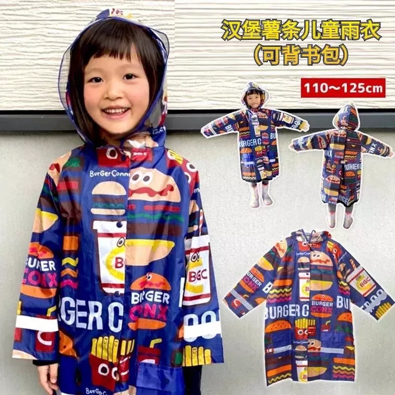 Skater RACO1 Kids' Raincoat For Kid 110-125cm Burger Conx