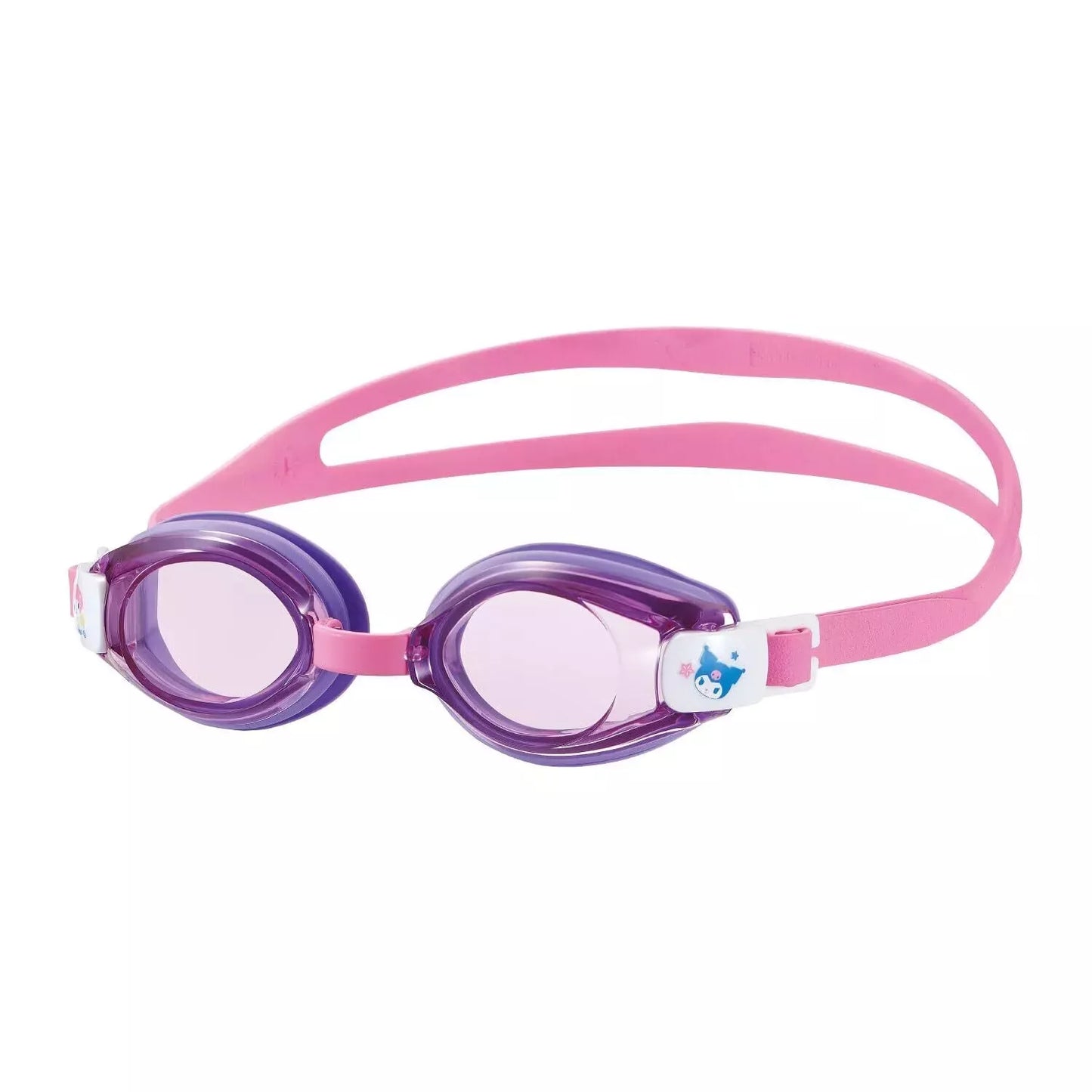 SWANS Swimming Goggles Antibacterial Cushion for Children 3 to 8 Kuromi Melody