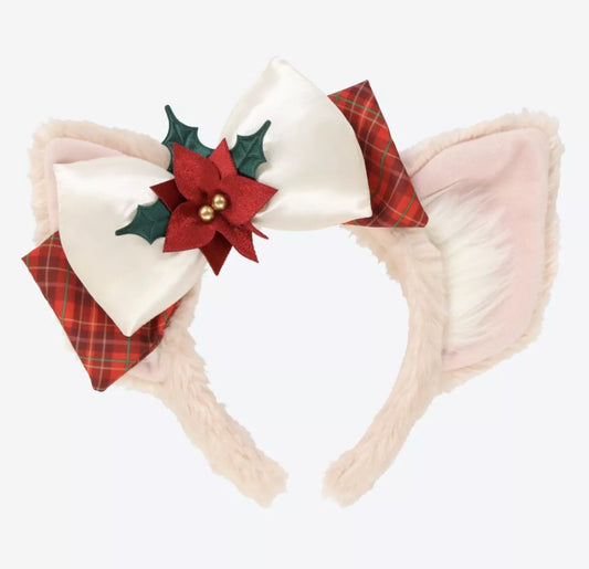 Tokyo Disney Resort Christmas Headband Lina Bell Japan 2024 Pink