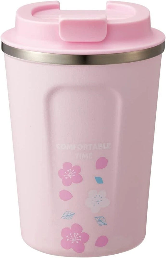Skater Thermal Insulated Stainless Steel Tumbler 350ml - Sakura Pink