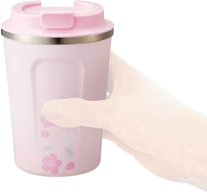 Skater Thermal Insulated Stainless Steel Tumbler 350ml - Sakura Pink