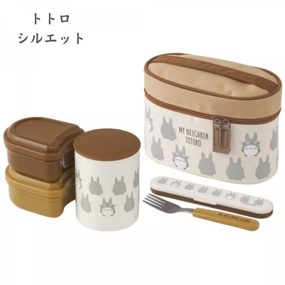 Skater Insulated Lunch Jar Set With Fork 560ml My Neighbor Totoro