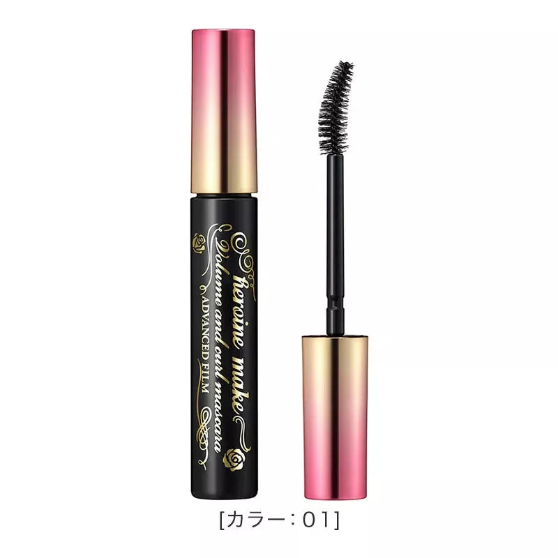 Isehan Kiss Me Heroine Make Volume & Curl Mascara Advanced Film - Black