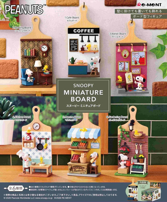 PREORDER - Peanuts Snoopy Miniature Board (6 Packs Box) February 2026 Release